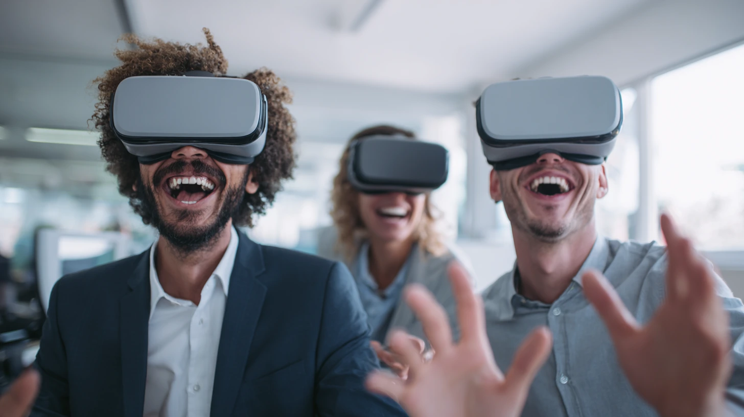 Team building en réalité virtuelle dans les bureaux d'une entreprise en Belgique