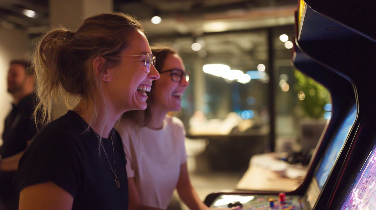 Animation rétro gaming en entreprise pour team building